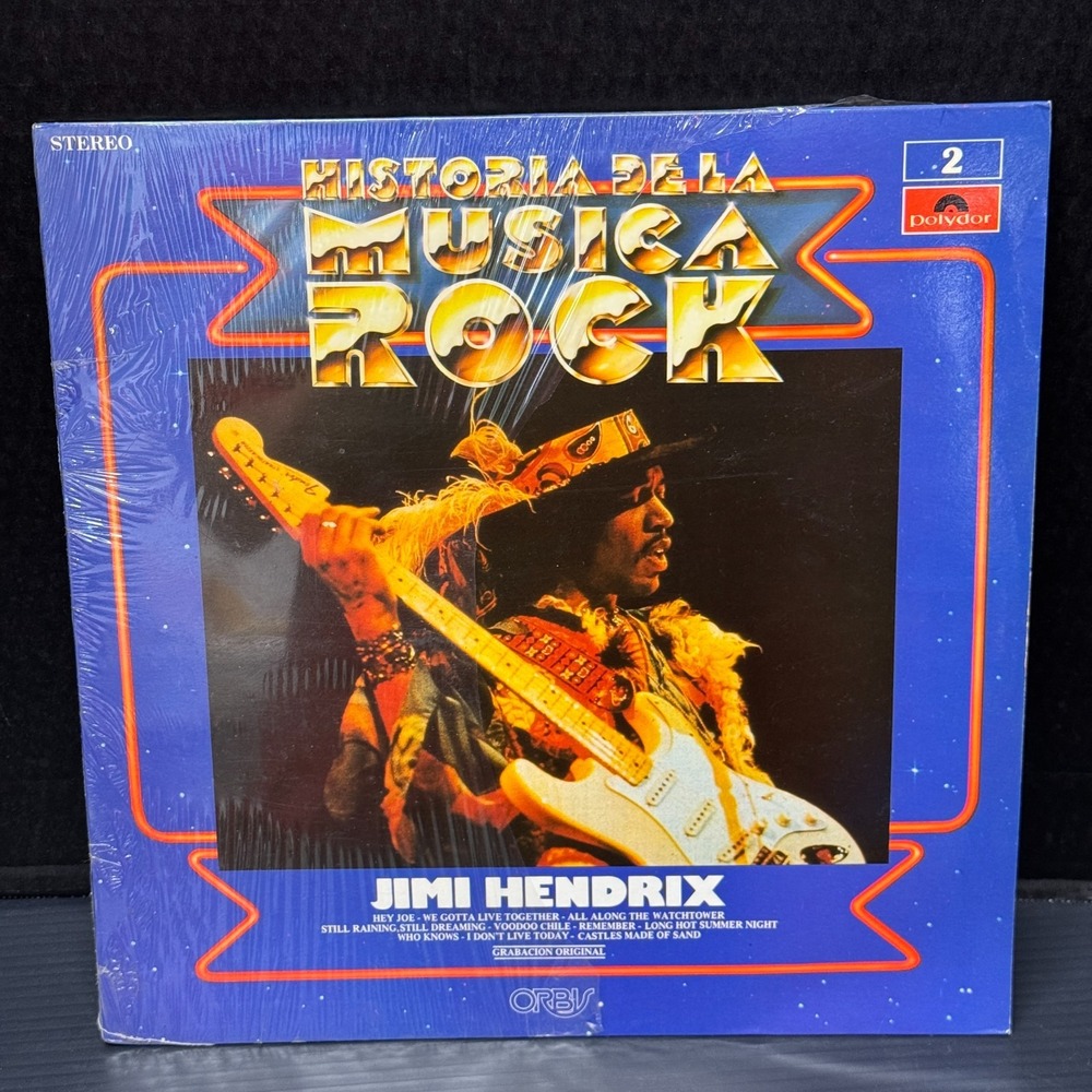 JIMI HENDRIX Historia De La Musica Rock Vinyl LP Record Spanish Import